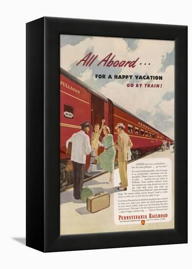 Promoting the Pennsylvania Railroad-null-Framed Premier Image Canvas