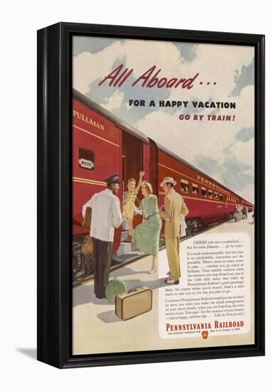 Promoting the Pennsylvania Railroad-null-Framed Premier Image Canvas