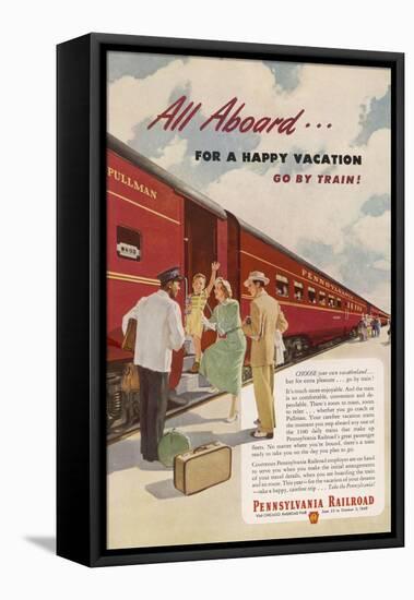 Promoting the Pennsylvania Railroad-null-Framed Premier Image Canvas