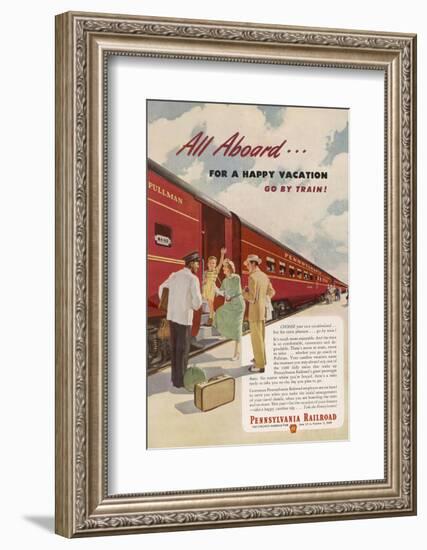 Promoting the Pennsylvania Railroad-null-Framed Photographic Print