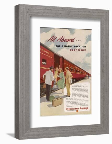 Promoting the Pennsylvania Railroad-null-Framed Photographic Print