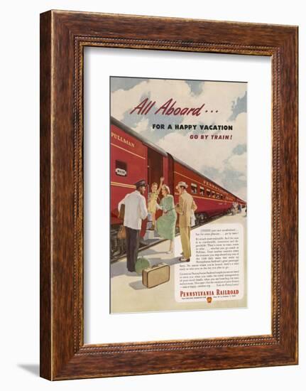 Promoting the Pennsylvania Railroad-null-Framed Photographic Print