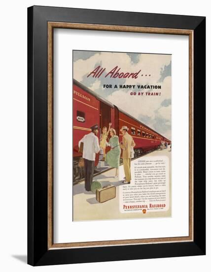 Promoting the Pennsylvania Railroad-null-Framed Photographic Print