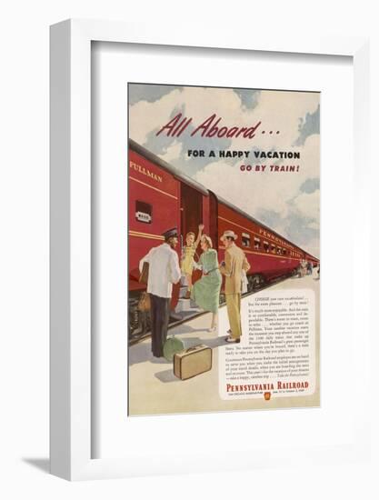 Promoting the Pennsylvania Railroad-null-Framed Photographic Print