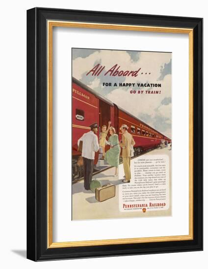 Promoting the Pennsylvania Railroad-null-Framed Photographic Print