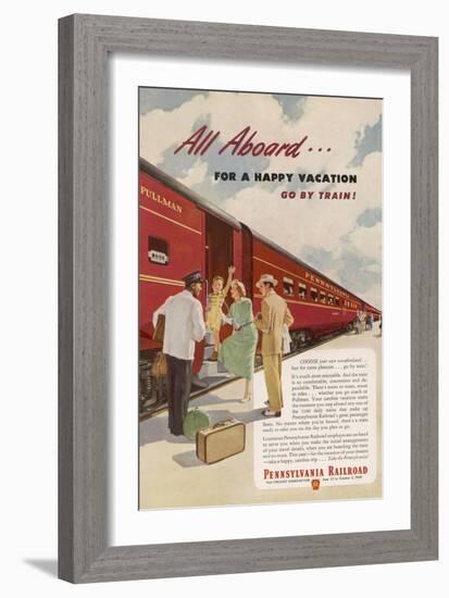 Promoting the Pennsylvania Railroad-null-Framed Premium Photographic Print