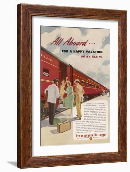 Promoting the Pennsylvania Railroad-null-Framed Premium Photographic Print