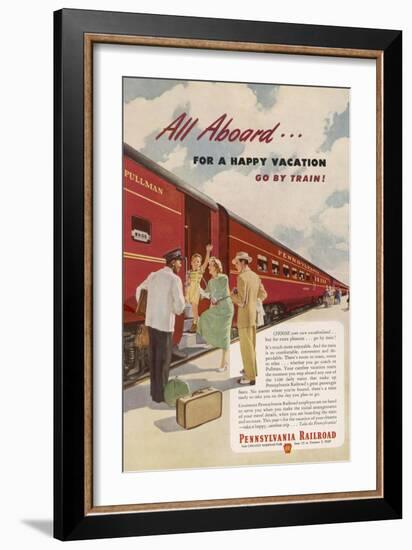 Promoting the Pennsylvania Railroad-null-Framed Premium Photographic Print