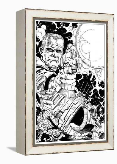 Promotional Drawing of Rojas for the Malibu Series-Walter Simonson-Framed Stretched Canvas