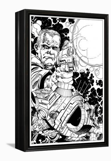 Promotional Drawing of Rojas for the Malibu Series-Walter Simonson-Framed Stretched Canvas