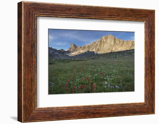 Pronghorn and Dragon Head Peaks, near Lee Lake, Bridger Wilderness. Wind River Range, Wyoming.-Alan Majchrowicz-Framed Photographic Print