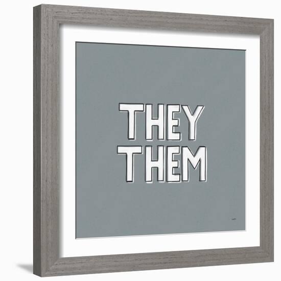 Pronoun III-Leah York-Framed Art Print