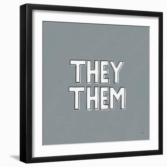 Pronoun III-Leah York-Framed Art Print