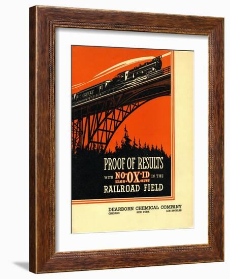 Proof of Results with NO-OX-ID in the Railroad Field-null-Framed Giclee Print