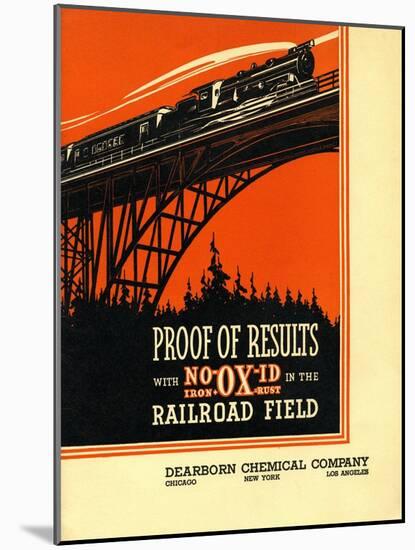 Proof of Results with NO-OX-ID in the Railroad Field-null-Mounted Giclee Print