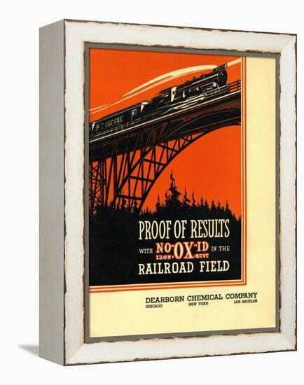 Proof of Results with NO-OX-ID in the Railroad Field-null-Framed Premier Image Canvas