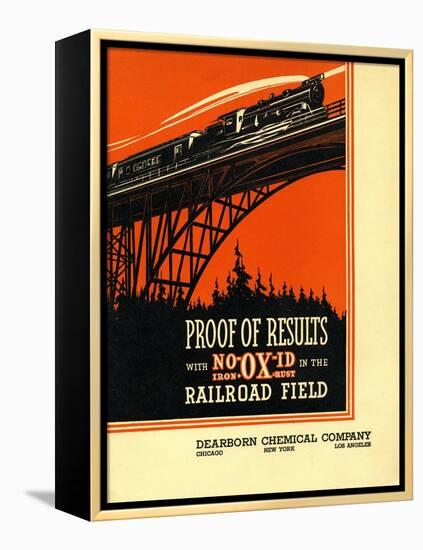 Proof of Results with NO-OX-ID in the Railroad Field-null-Framed Premier Image Canvas