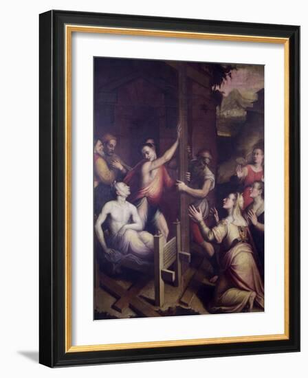 Proof of the True Cross (Verifica Della Vera Croce)-Luca Longhi-Framed Giclee Print