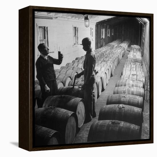 Proofing Whiskey at Jack Daniels Distillery-Ed Clark-Framed Premier Image Canvas