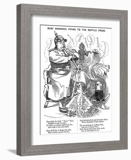 Propaganda, Bismarck-Linley Sambourne-Framed Art Print