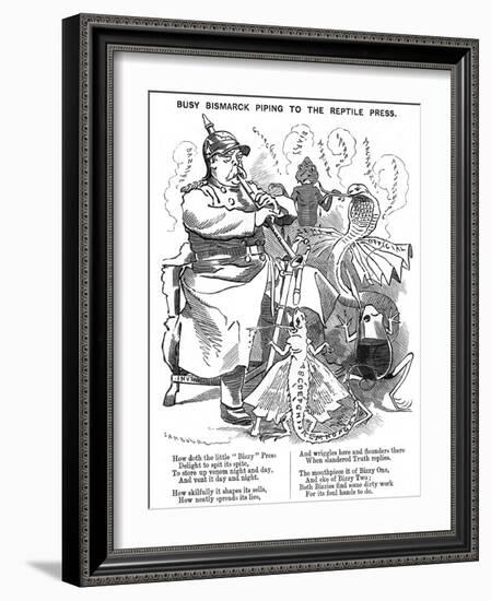 Propaganda, Bismarck-Linley Sambourne-Framed Art Print