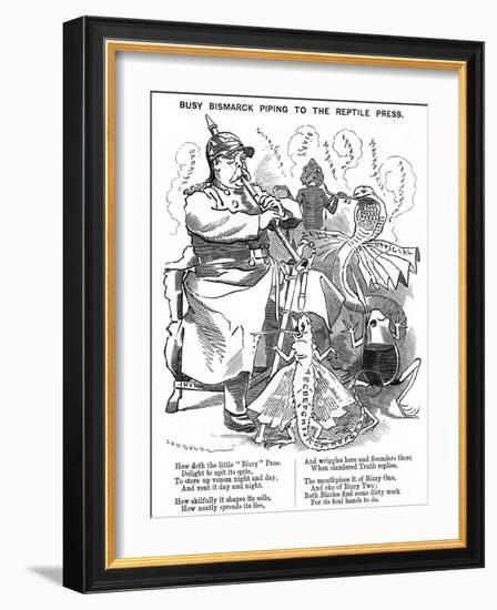 Propaganda, Bismarck-Linley Sambourne-Framed Art Print