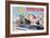 Propaganda Poster, Wonsan City, Democratic People's Republic of Korea (DPRK), North Korea, Asia-Gavin Hellier-Framed Photographic Print