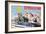 Propaganda Poster, Wonsan City, Democratic People's Republic of Korea (DPRK), North Korea, Asia-Gavin Hellier-Framed Photographic Print