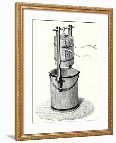 Propeller Battery-null-Framed Giclee Print