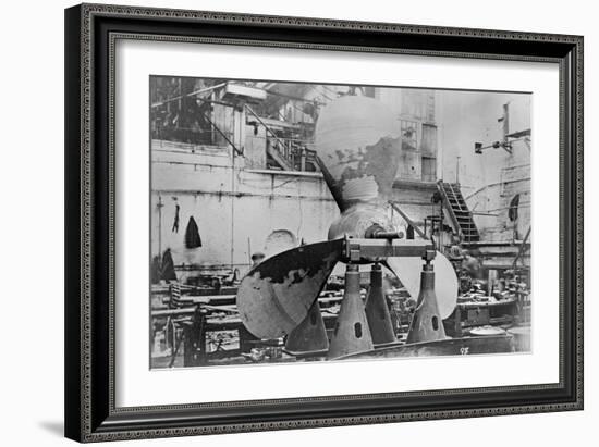 Propeller, Harland and Wolff, Belfast, C.1910-Robert John Welch-Framed Giclee Print