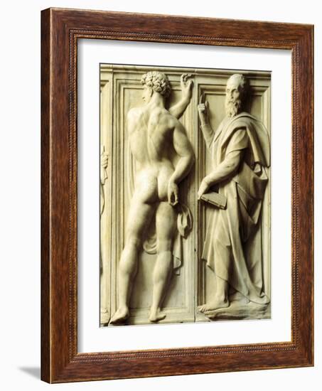 Prophet and Nude Figures-Baccio Bandinelli-Framed Giclee Print