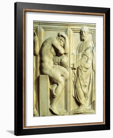 Prophet and Nude Figures-Baccio Bandinelli-Framed Giclee Print