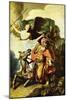 Prophet Balaam and the Donkey-Rembrandt van Rijn-Mounted Art Print