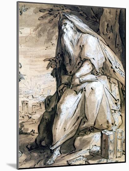 Prophet, C1600-Hendrik Goltzius-Mounted Giclee Print