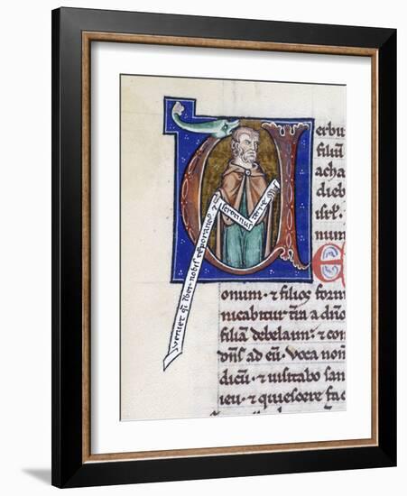 Prophet Hosea with scroll, Bible-French-Framed Giclee Print