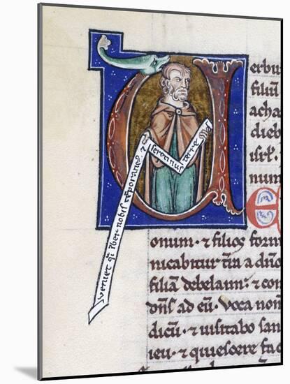 Prophet Hosea with scroll, Bible-French-Mounted Giclee Print