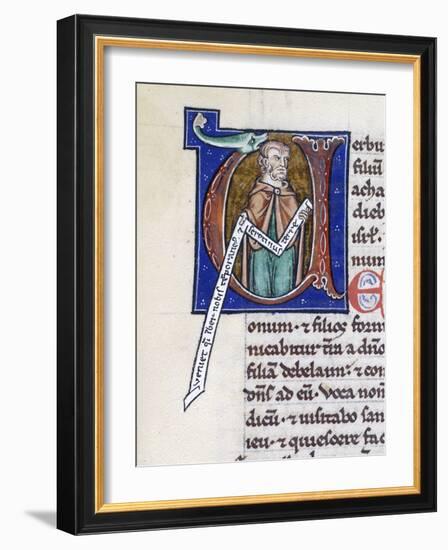 Prophet Hosea with scroll, Bible-French-Framed Giclee Print