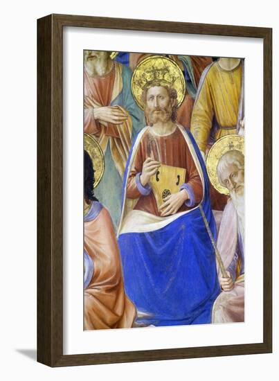 Prophets, Detail of King David, 1447-Fra Angelico-Framed Giclee Print