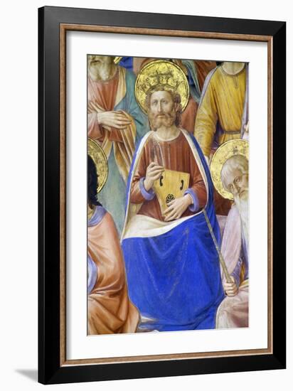 Prophets, Detail of King David, 1447-Fra Angelico-Framed Giclee Print