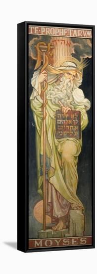 Prophets from the Old Testament: Moses, c.1910-Frederic James Shields-Framed Premier Image Canvas