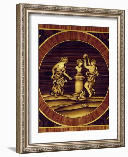 Propitiatory Ritual at Herm of Mercury-Giuseppe Maggiolini-Framed Giclee Print