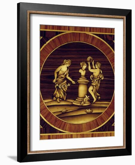 Propitiatory Ritual at Herm of Mercury-Giuseppe Maggiolini-Framed Giclee Print