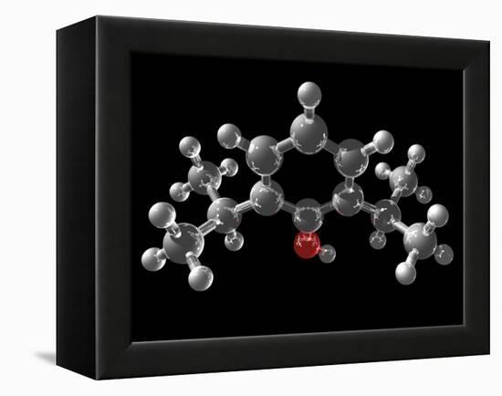 Propofol Molecule-Laguna Design-Framed Premier Image Canvas