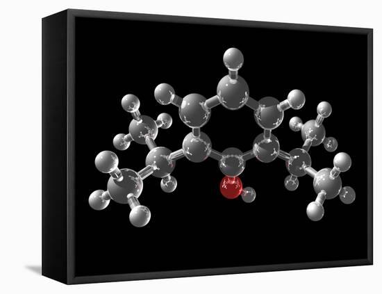 Propofol Molecule-Laguna Design-Framed Premier Image Canvas