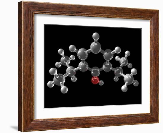 Propofol Molecule-Laguna Design-Framed Photographic Print