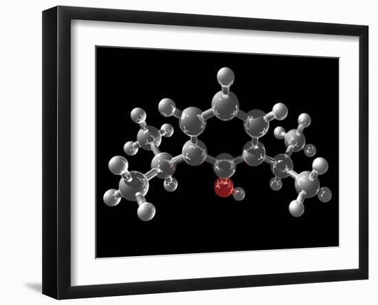 Propofol Molecule-Laguna Design-Framed Photographic Print