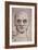 Proportions of the Face-Leonardo da Vinci-Framed Giclee Print