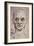 Proportions of the Face-Leonardo da Vinci-Framed Giclee Print