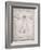 Proportions of the Human Figure According to Vitruvius-Leonardo da Vinci-Framed Giclee Print