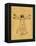 Proportions of the Human Figure-Leonardo da Vinci-Framed Premier Image Canvas